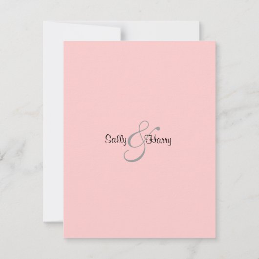 Invitation de Cocktail Fiançailles (Dos)