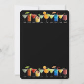 Invitation de Cocktail sur mesure (Dos)