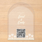Invitation de code QR Faire-part de mariage de sty (Recto)
