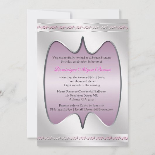 Invitation de coeurs et de remous (Dos)