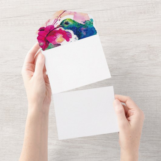 invitation de colibri (Déchirure)