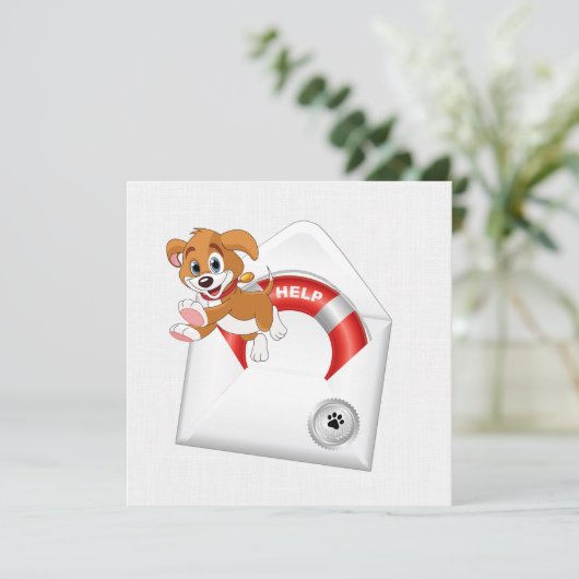 Invitation de collecte de fonds (Debout devant)