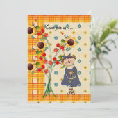 Invitation de collecte de temps de récolte (Debout devant)