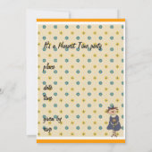 Invitation de collecte de temps de récolte (Dos)