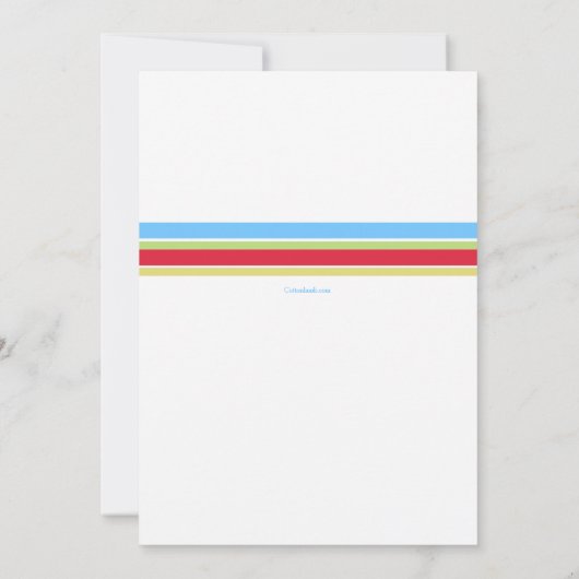 Invitation de collection de cocktail (Dos)