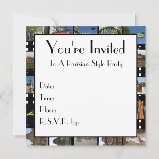 Invitation de collections de Paris (Devant)