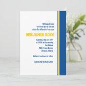 Invitation de College Stripe Bar Mitzvah (Debout devant)