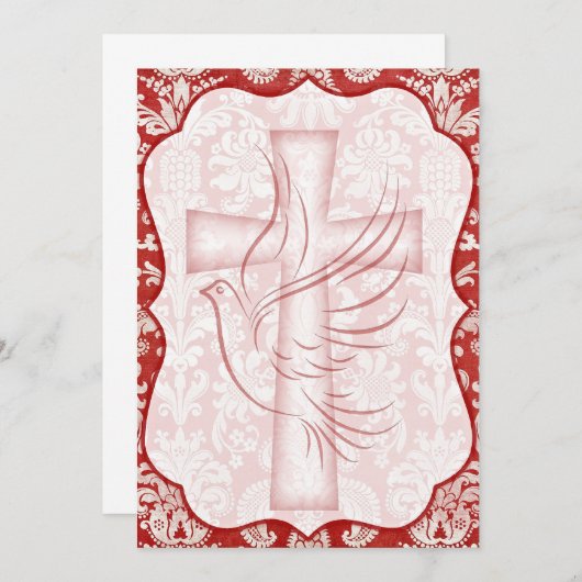 Invitation de colombe (Devant / Derrière)