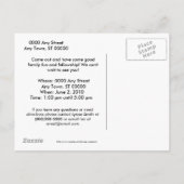 Invitation de coloration Reunion familiale 2011 (Dos)