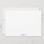 Invitation de communion croisée moderne et élégant (Dos)