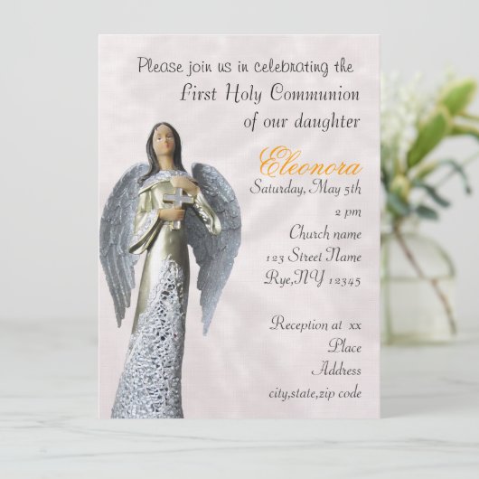 Invitation de communion de houx (Debout devant)