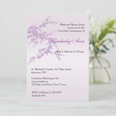 Invitation de communion de Sakura de lavande (Debout devant)