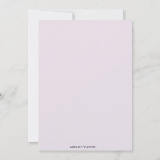 Invitation de communion de Sakura de lavande (Dos)