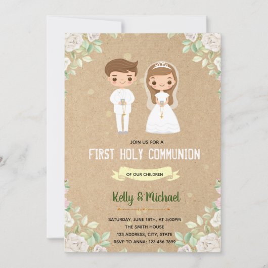 Invitation de communion des frères (Devant)