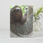 Invitation de conception de photo de paresse (Debout devant)