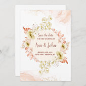 Invitation de conception mariage (Devant / Derrière)