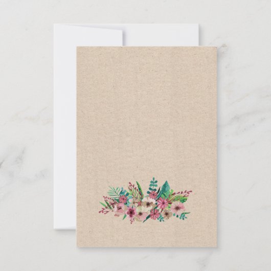 Invitation de conception simple de parapluie de (Dos)