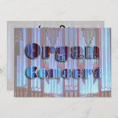 Invitation de concert - pipes bleues (Devant / Derrière)