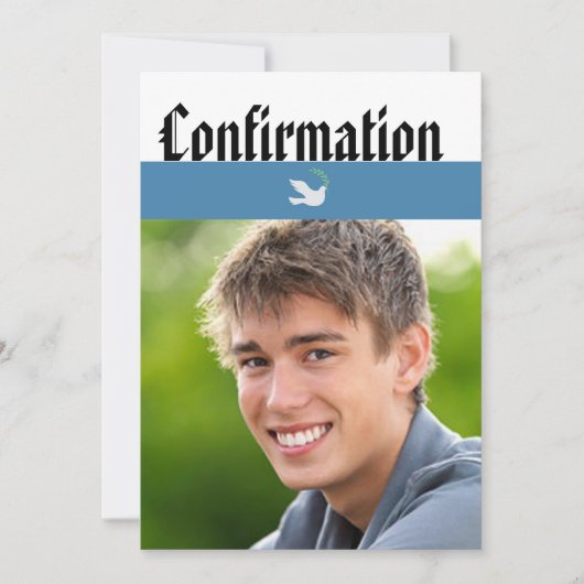 Invitation de confirmation (Devant)