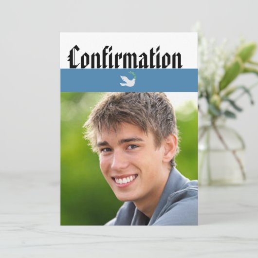 Invitation de confirmation (Debout devant)