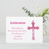 Invitation de confirmation (Debout devant)