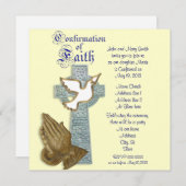 Invitation de confirmation (Devant / Derrière)