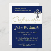invitation de confirmation (Devant / Derrière)