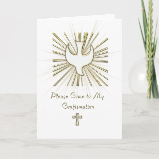 Invitation de confirmation (Devant)