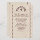 Invitation de confirmation de Devout Spirit (Devant / Derrière)