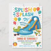 Invitation de confirmation de fille rustique (Devant)