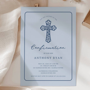 Invitation de confirmation de la Croix Bleue