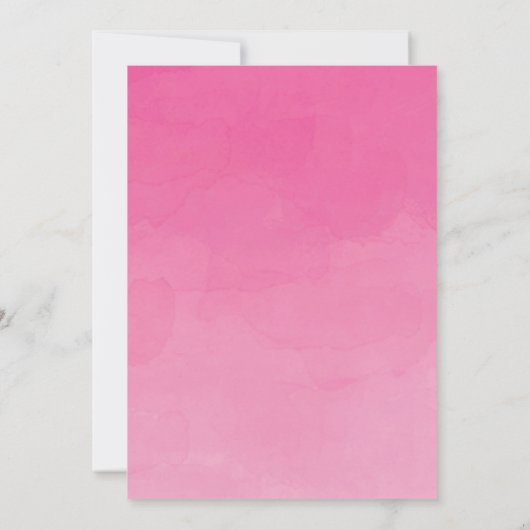 Invitation de confirmation de la croix d'aquarelle (Dos)