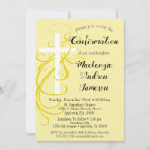 Invitation de confirmation de la croix du torse ja (Devant)