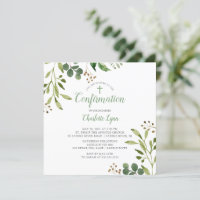 Invitation de confirmation de la feuille verte sou