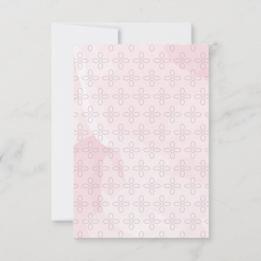 Invitation de confirmation de la fille, croix et a (Dos)