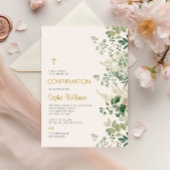 Invitation de confirmation de la verdure forestièr