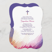 Invitation de confirmation de Strokes (Devant / Derrière)