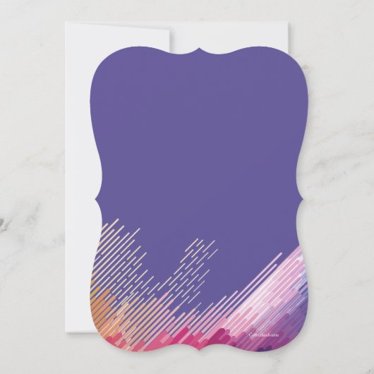 Invitation de confirmation de Strokes (Dos)