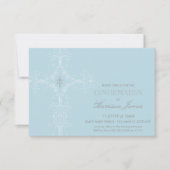 Invitation de confirmation du garçon avec croix, i (Devant)