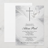 Invitation de confirmation élégante et moderne de (Devant / Derrière)