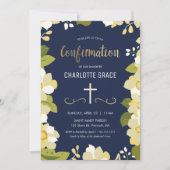 Invitation de confirmation, élégante, personnalisé (Devant)