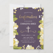 Invitation de confirmation, fille, personnalisatio (Devant)