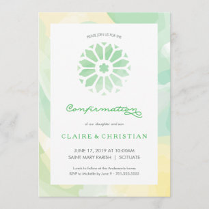 Invitation de confirmation, filles ou garçons