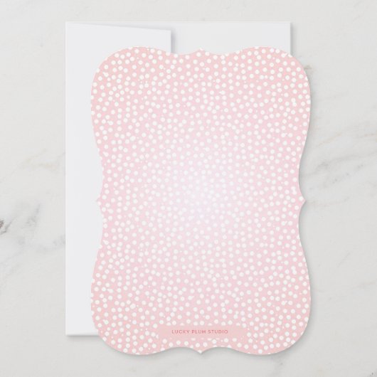 Invitation de confirmation florale papillon (Dos)