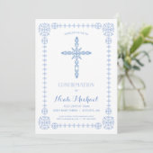 Invitation de confirmation, Invitation élégant ave (Debout devant)