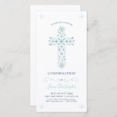 Invitation de confirmation - Invitation personnali (Devant / Derrière)