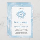 Invitation de confirmation, invitation religieux (Devant / Derrière)