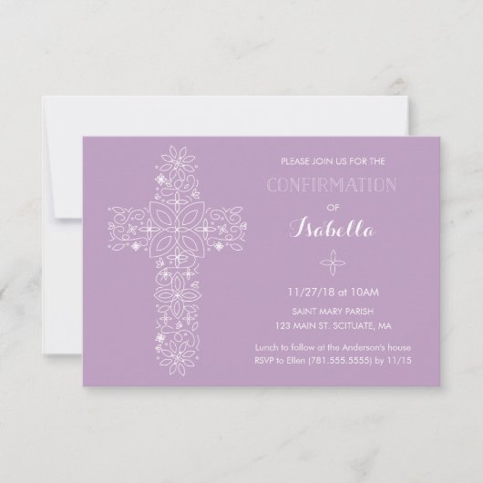 Invitation de confirmation - Joli Invitation (Devant)