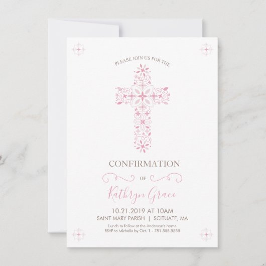 Invitation de confirmation - l'invitation fait sur (Devant)