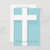 Invitation de confirmation moderne Choisissez votr (Devant / Derrière)